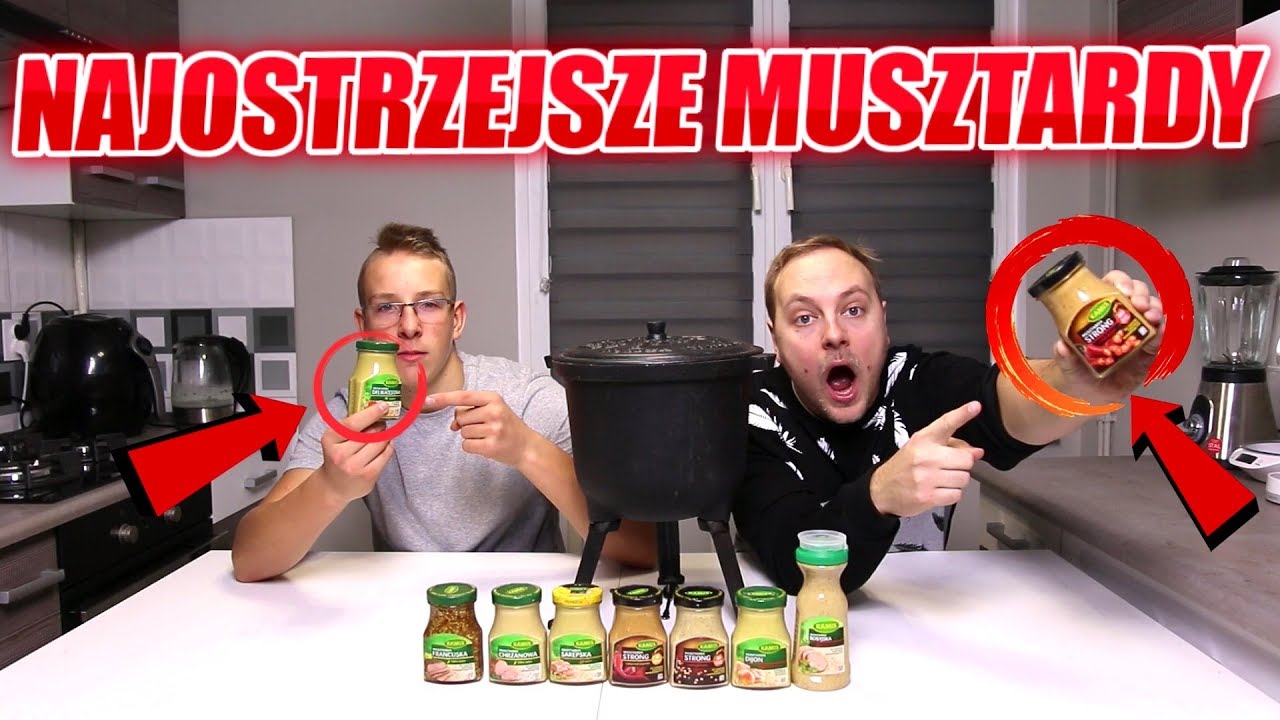 NAJOSTRZEJSZE MUSZTARDY Z MARKETU TEST + KOCIOŁEK