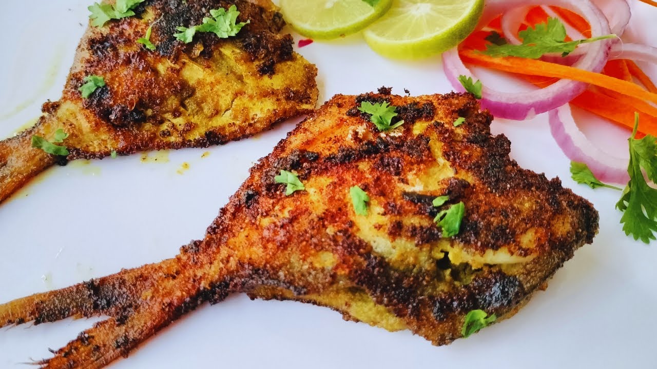 Paplet Fry | Promfret Fry | Crispy Stuffed Pomfret Fry |  Restaurent Style Paplet Masala Recipe