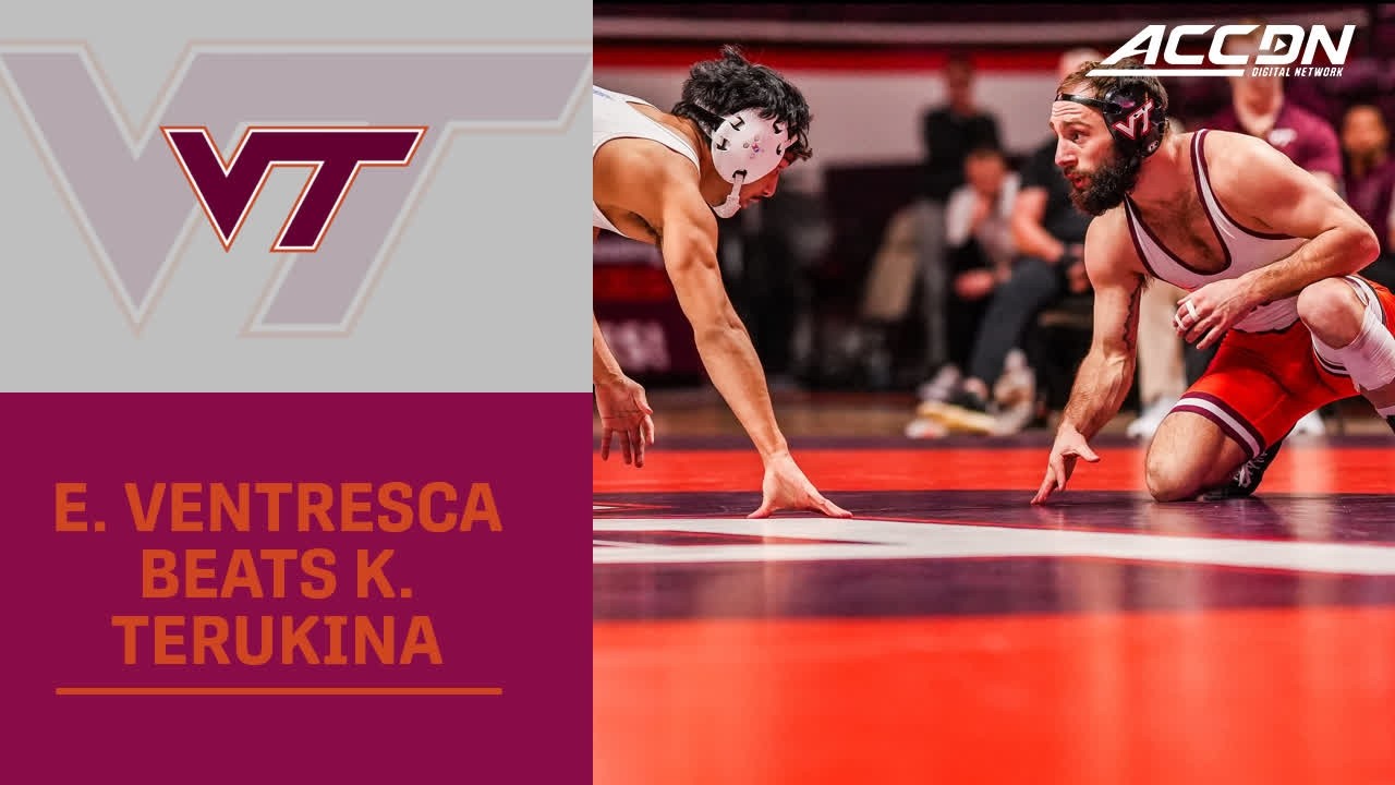 Virginia Tech's Eddie Ventresca Dominates UNC's Kysen Terukina