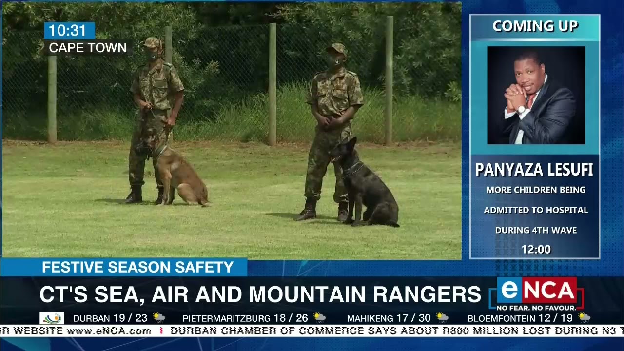 Festive Season Safety | CT's sea, air and mountain rangers
