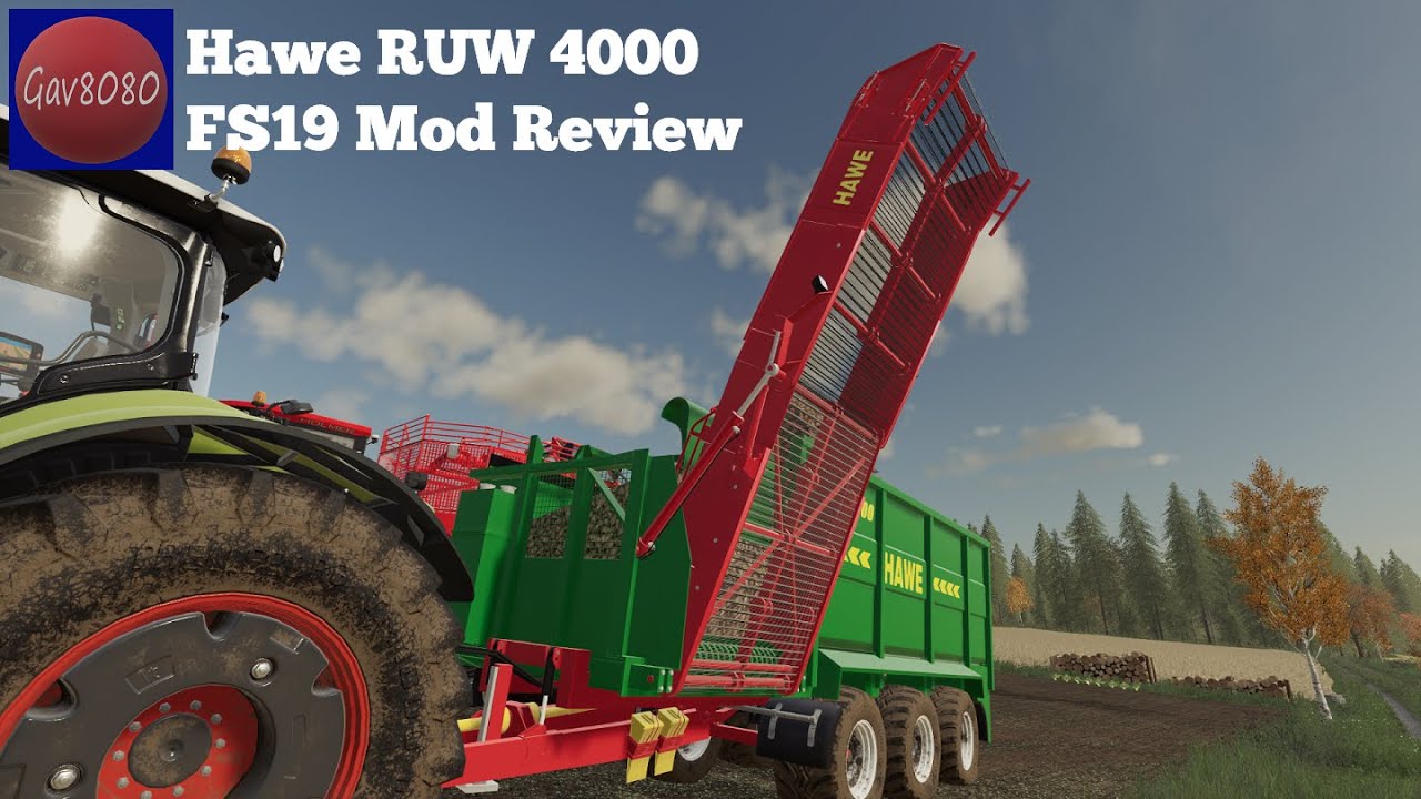 Hawe RUW 4000 Beet Chaser - Farming Simulator 19 Mod Review