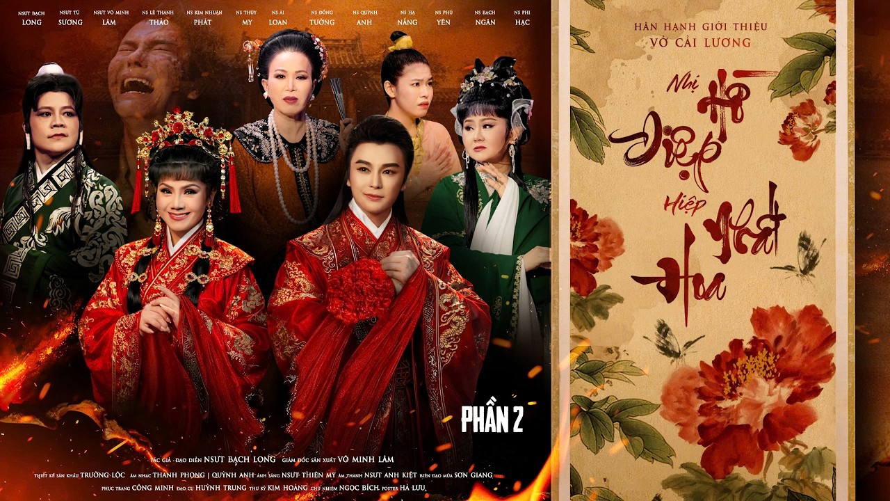 NHỊ HỒ ĐIỆP HIỆP NHẤT HOA ( phần 2  ) Võ Minh Lâm ft. Tú Sương - Bạch Long
