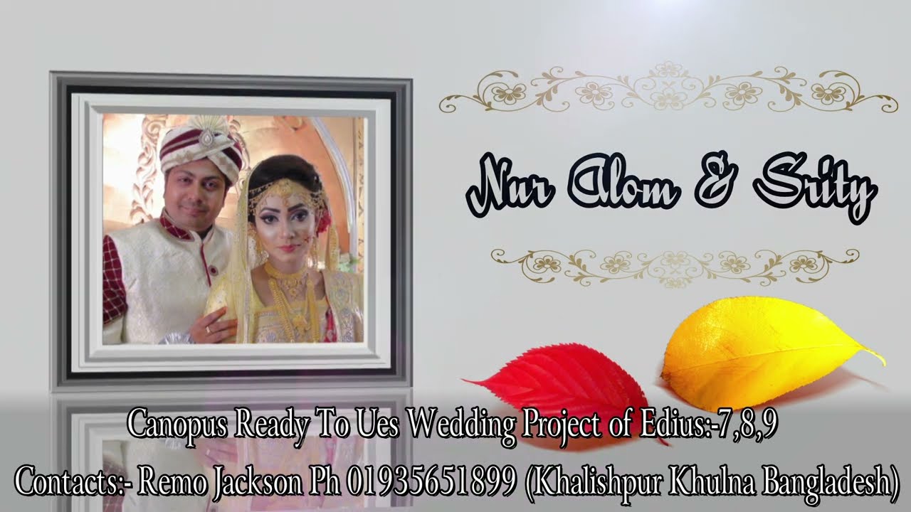 EDIUS-X & 7,8,9 WEDDING TITLE PROJECT 12 |🔥| DOWNLOAD |🔥| NEW PROJECT 2022 |🔥