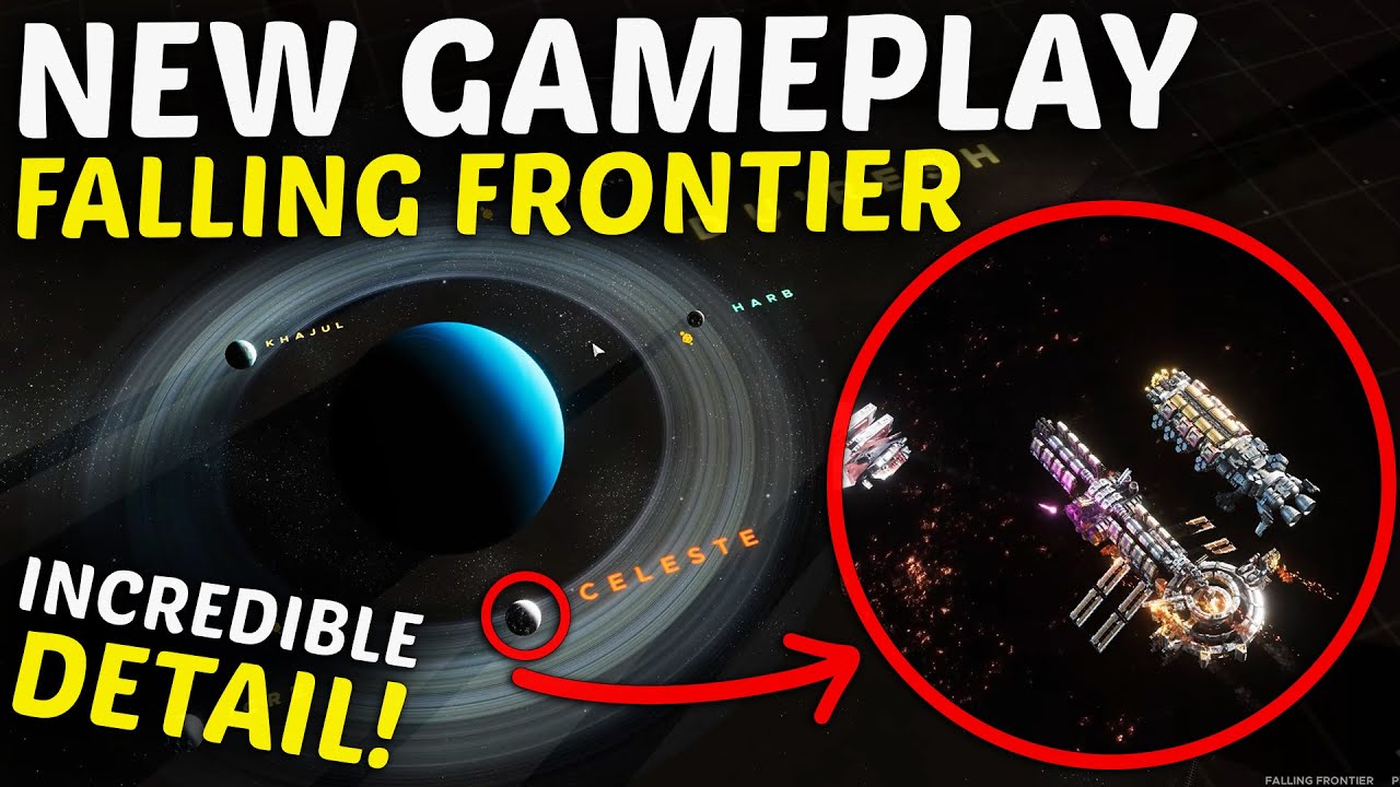 FALLING FRONTIER has INSANE SCALE! - SCI-FI RTS & Battles