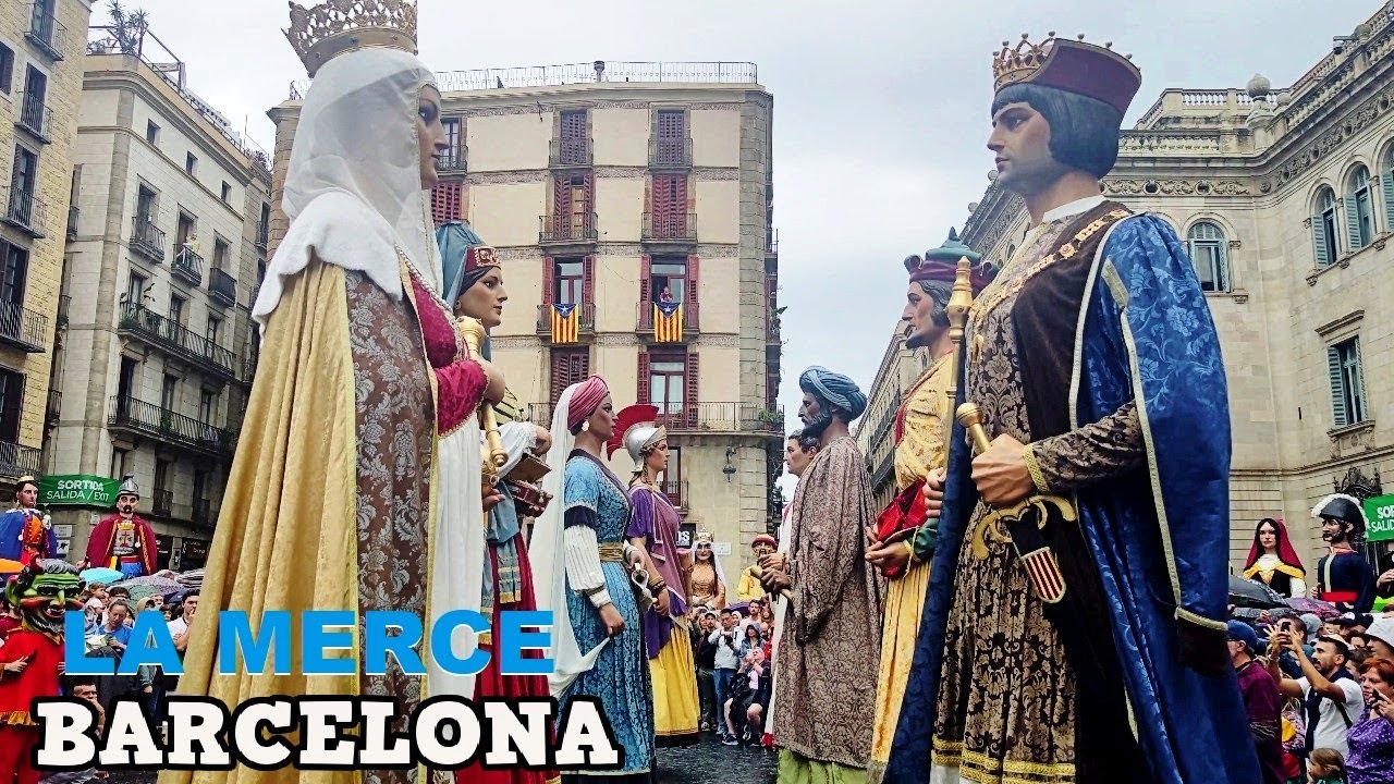 Festes de la Mercè Barcelona 2024 - Encuentro Internacional Gigantes - 600 Años Gigantes Barcelona
