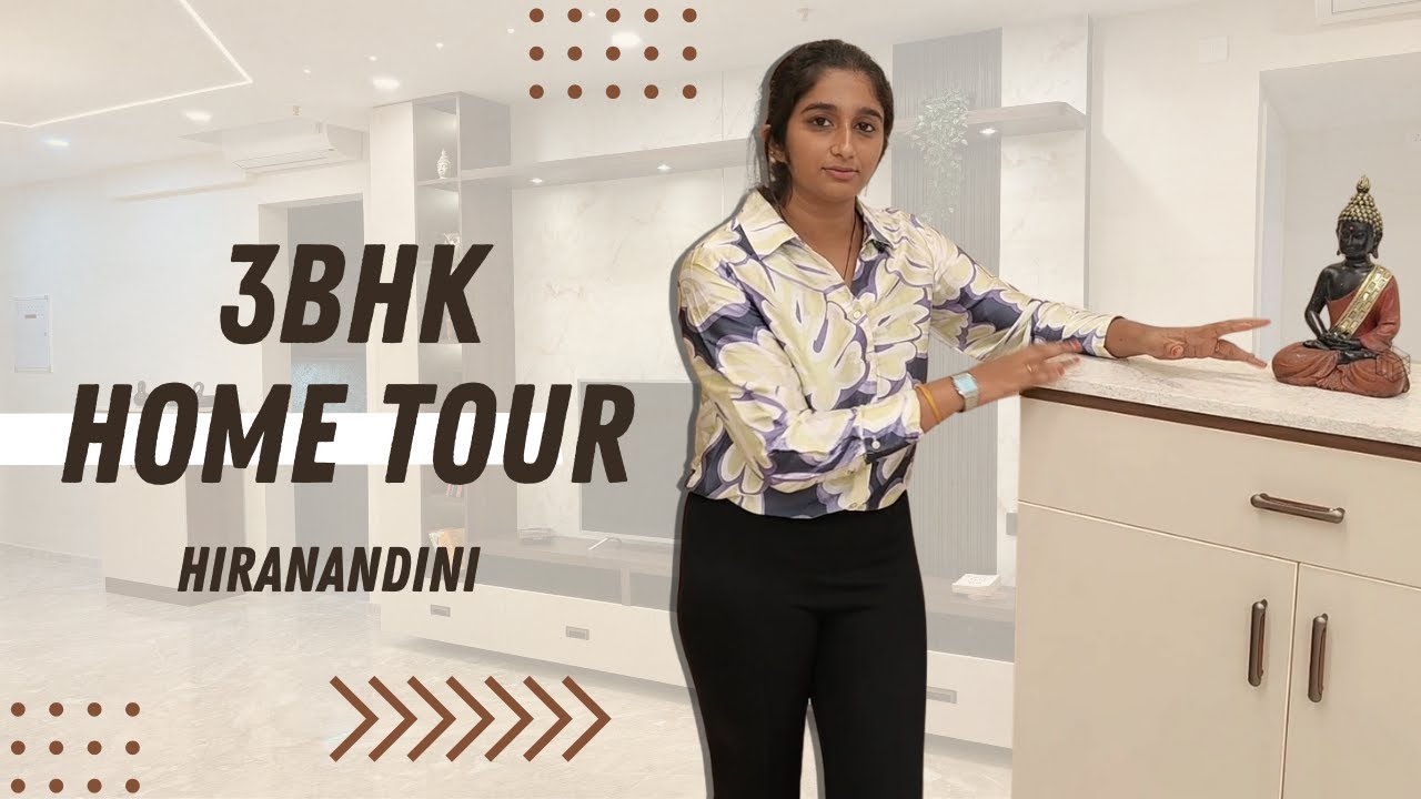 Modern 3BHK Home Tour | Hiranandani Interior Project | By LeBlanc Interiors Team