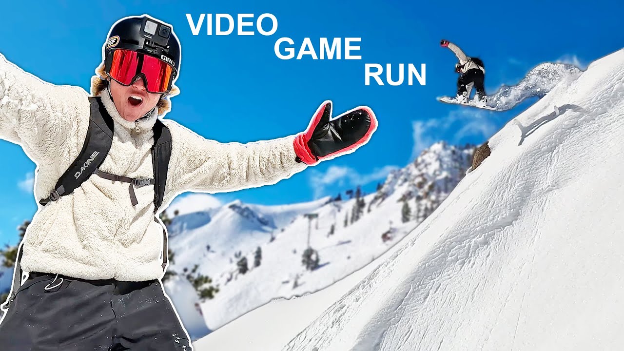 This Snowboard Run Feels Like a Video Game