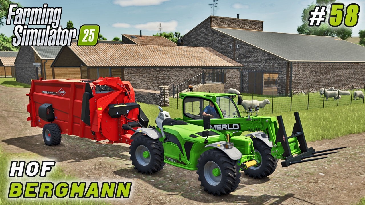 Building a Dedicated Sheep & Goat Farming Zone | Farming simulator 25 | Hof Bergmann | Timelapse #58