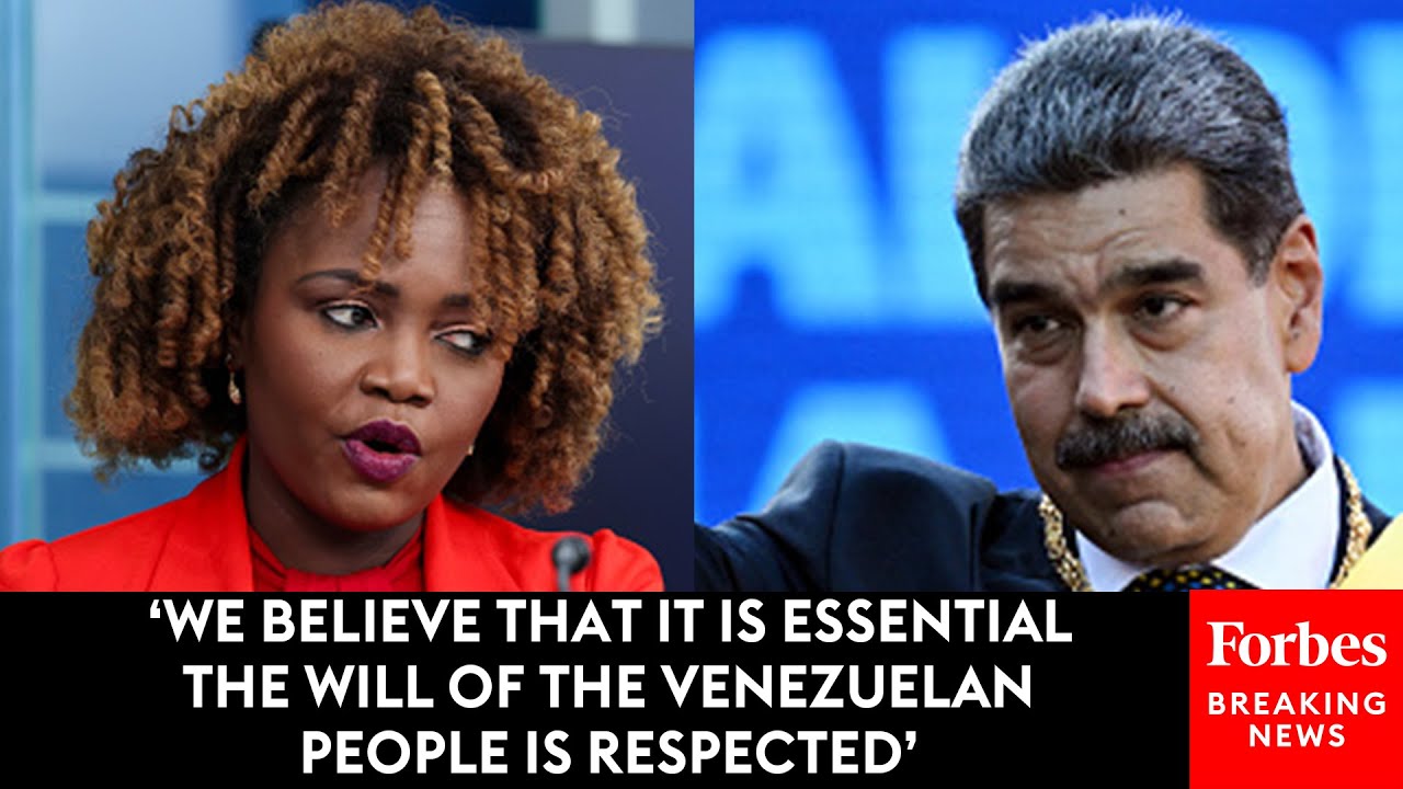 Karine Jean-Pierre Slams Venezuela's Maduro Over His  ‘Complete Disregard For Democratic Norms’