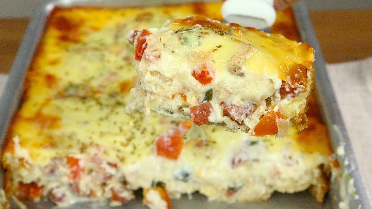 ISSO É MELHOR QUE PIZZA! LANCHE DE PÃO DE  FORMA FÁCIL E RÁPIDO