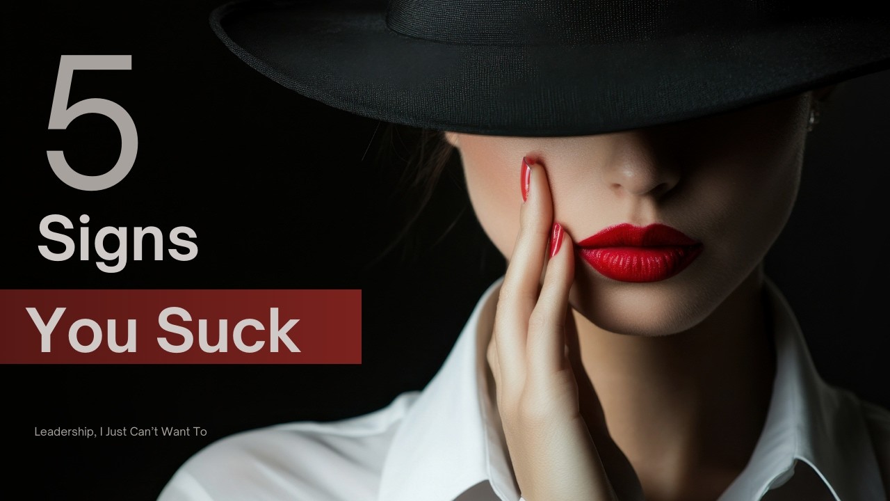 5 Signs You Suck