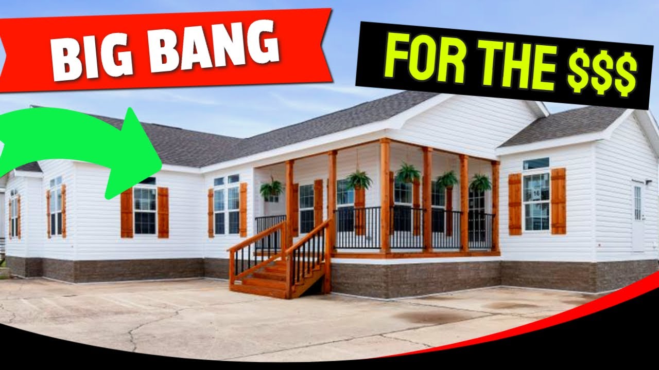 I GOT LOST in this MOBILE HOME!!! INSANE Triple Wide TOUR!! (Garage Ready)