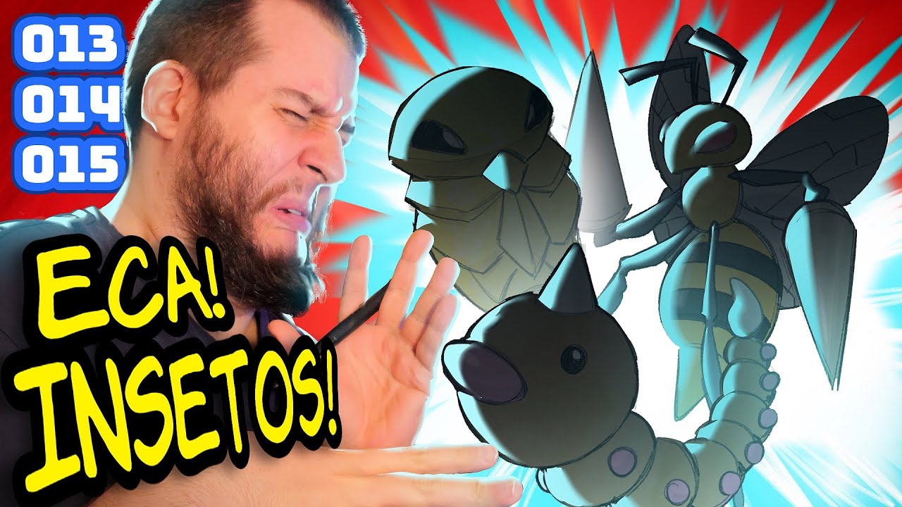 MAIS INSETOS NOJENTOS de POK&Eacute;MON desenhados DE CABE&Ccedil;A! ECA!