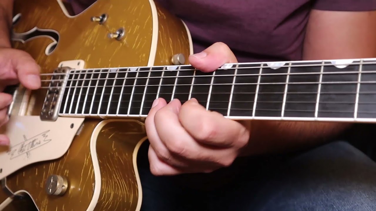 Blues Solo With A Custom Shop 6120 Gretsch