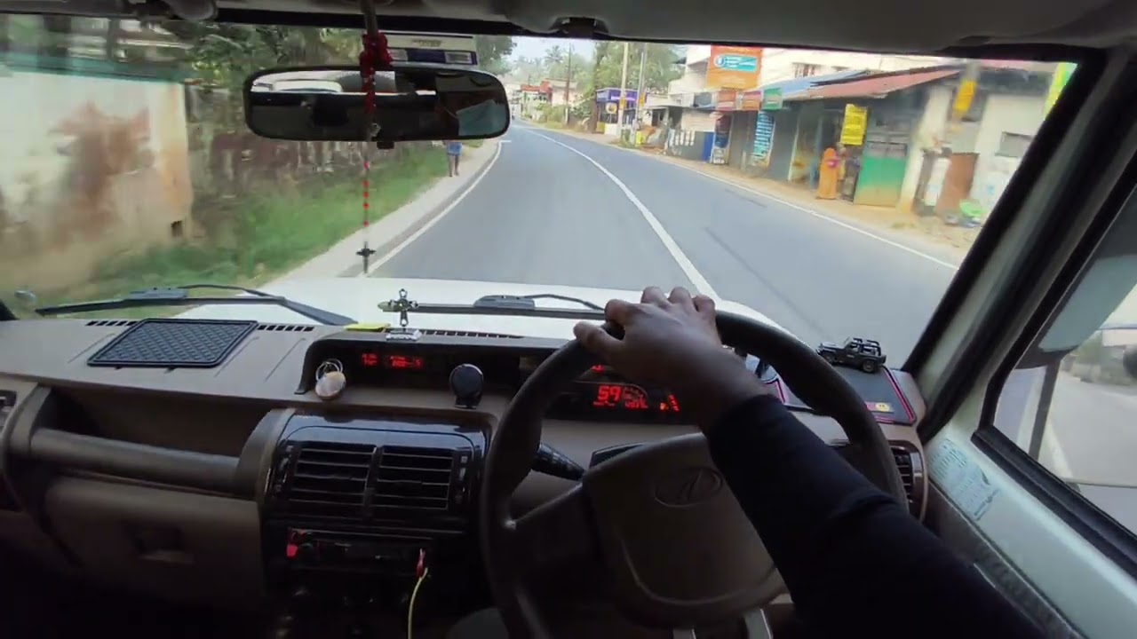 Beautiful Kerala Town Drive POV ❤️ | City Roads | Bolero Dashcam