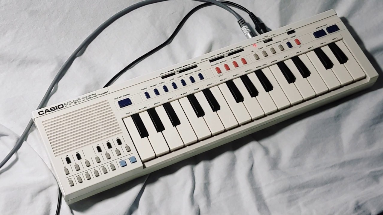CASIO PT-20  🔊😅🎹🎶 ELECTRONIC MUSICAL INSTRUMENT from 1983