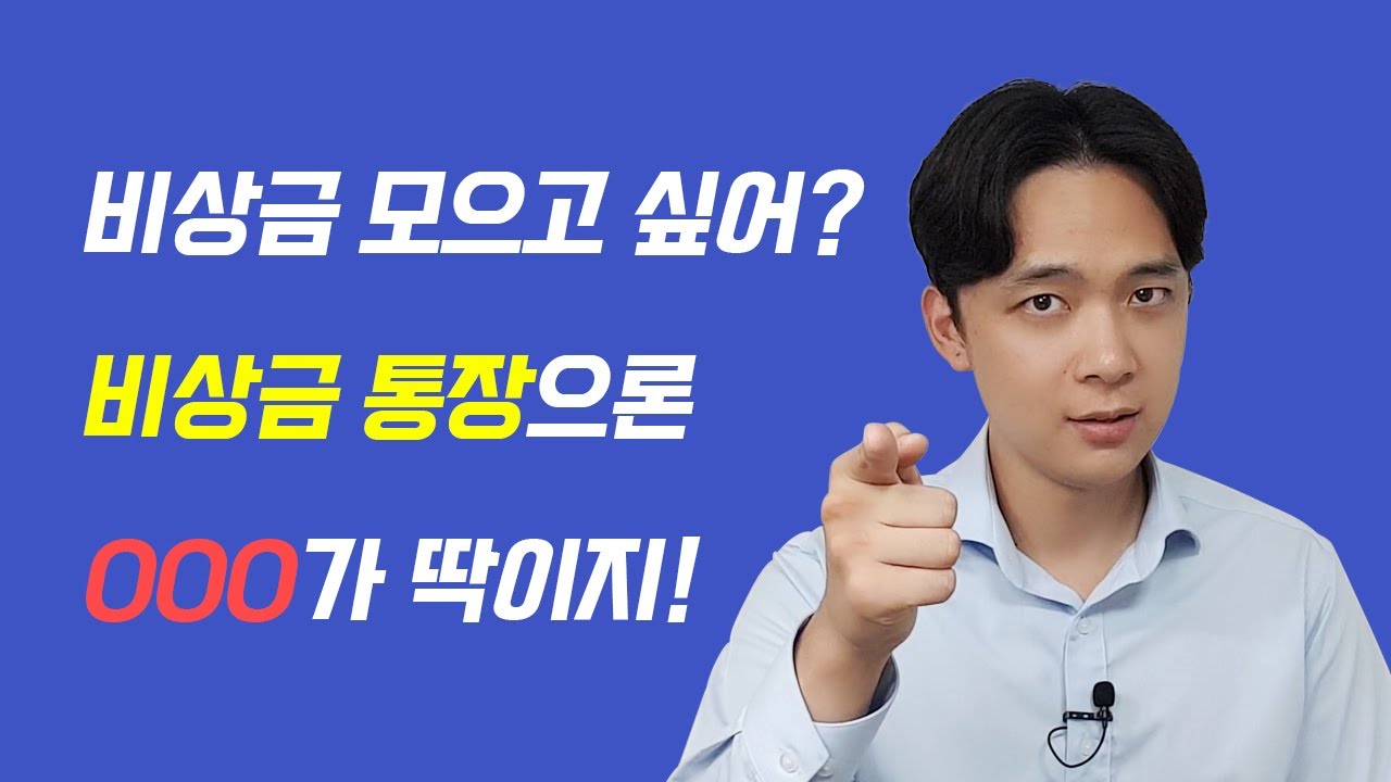 [자산관리] 비상금을 모으고 관리하는 꿀Tip 알려드림