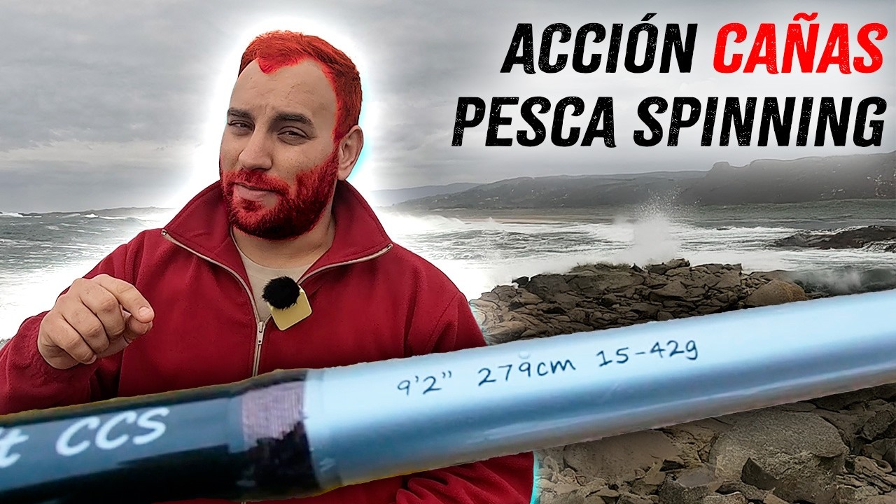 ¿Cómo puedo saber la ACCIÓN de una CAÑA de Pesca a Spinning?