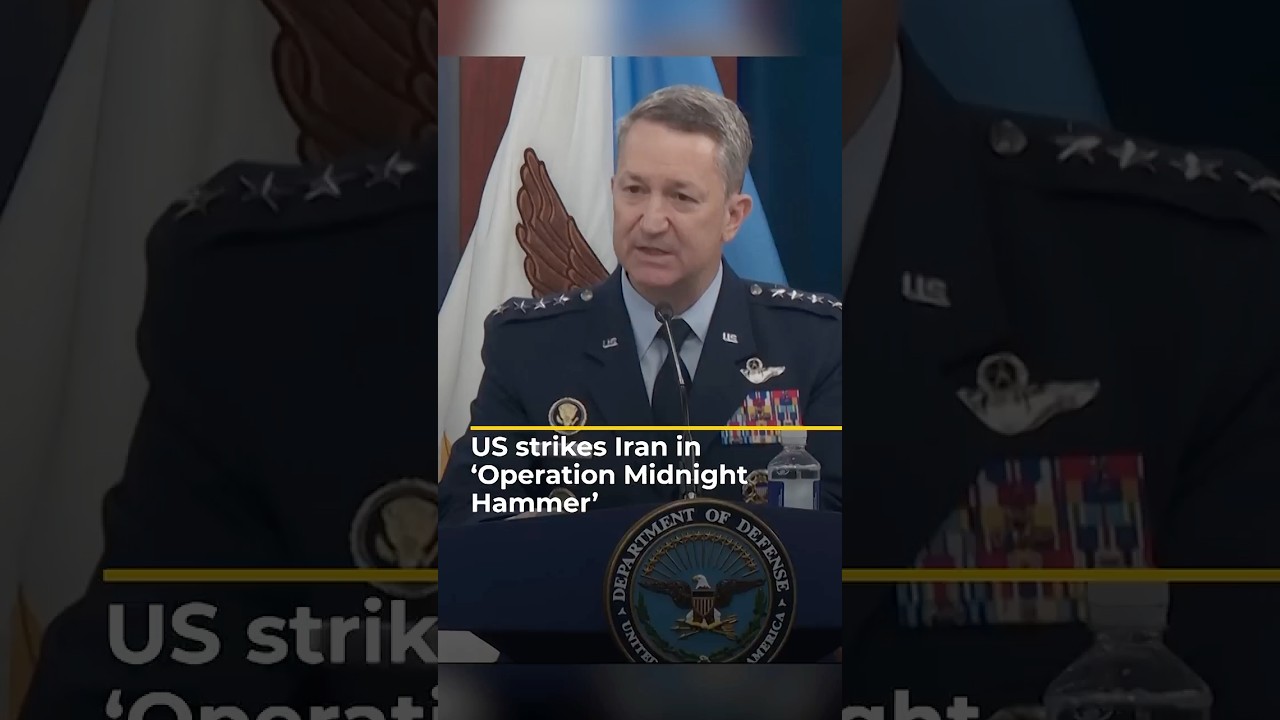 US strikes Iran in &lsquo;Operation Midnight Hammer&rsquo; | AJ#shorts