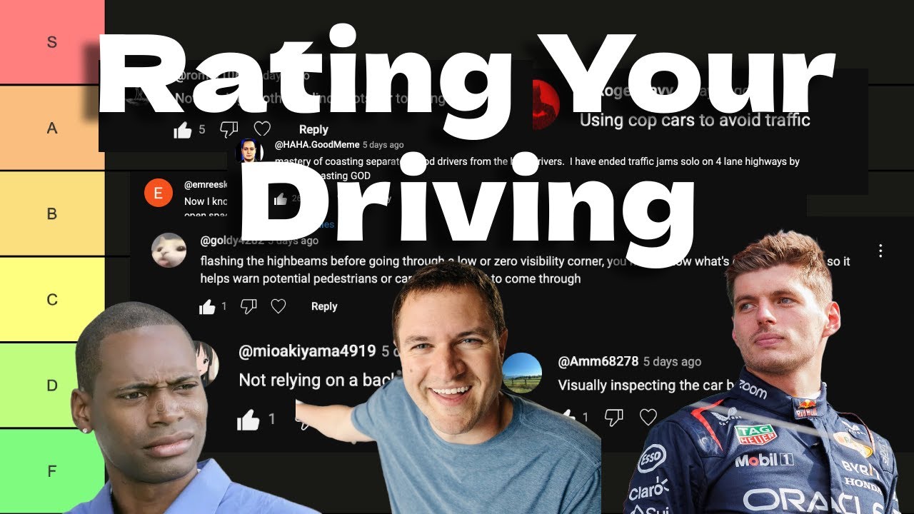 Ranking YOUR Best Driving Habits