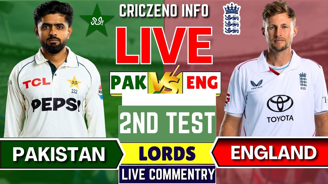 Live Pakistan vs England 2nd Test Match,2026 Match Live | PAK vs ENG Live Score Commentary
