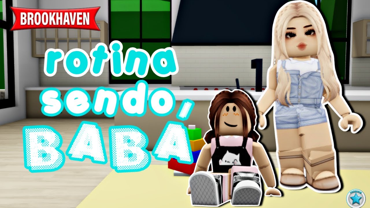 ROTINA de UMA BABÁ! | Brookhaven Roblox | AliceMinePlay