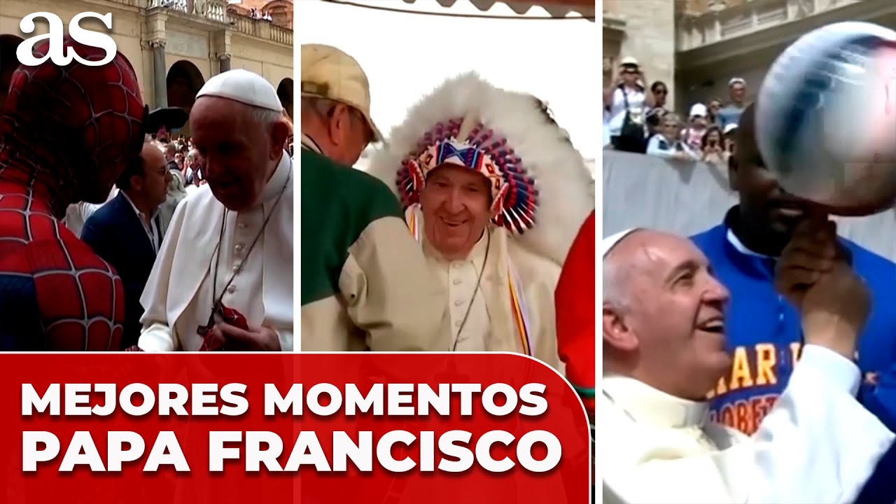 Los MEJORES MOMENTOS del PAPA FRANCISCO durante su PAPADO