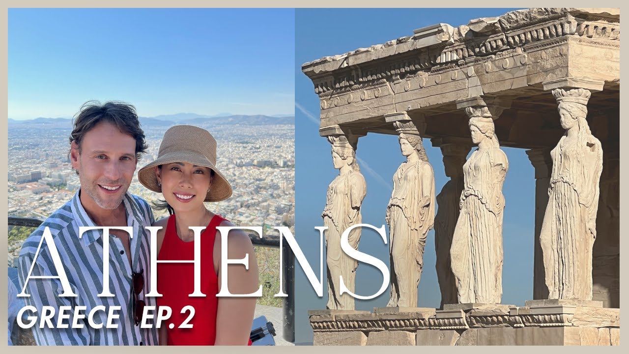 【ギリシャVlog 2】ZARAからも遺跡⁉︎街中遺跡だらけのアテネ観光|絶景スポット|アクロポリスビューレストラン