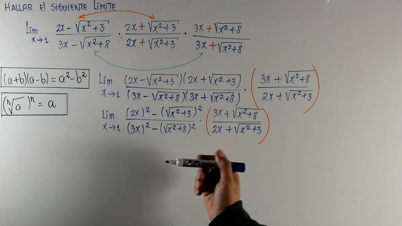 14.Límite algebraico con doble conjugado