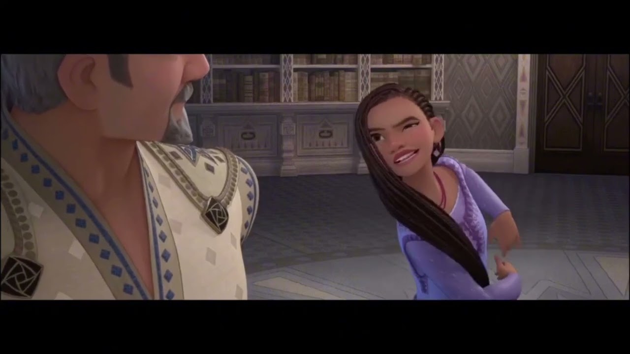 Asha’s acting scenes of the movie Wish. Acting for animations l Reference for animators #animation