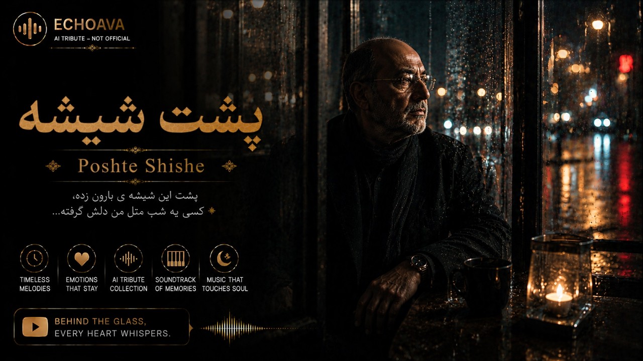 Siavash Ghomayshi – Poshte Shishe (AI by ECHOAVA) | سیاوش قمیشی - پشت شیشه