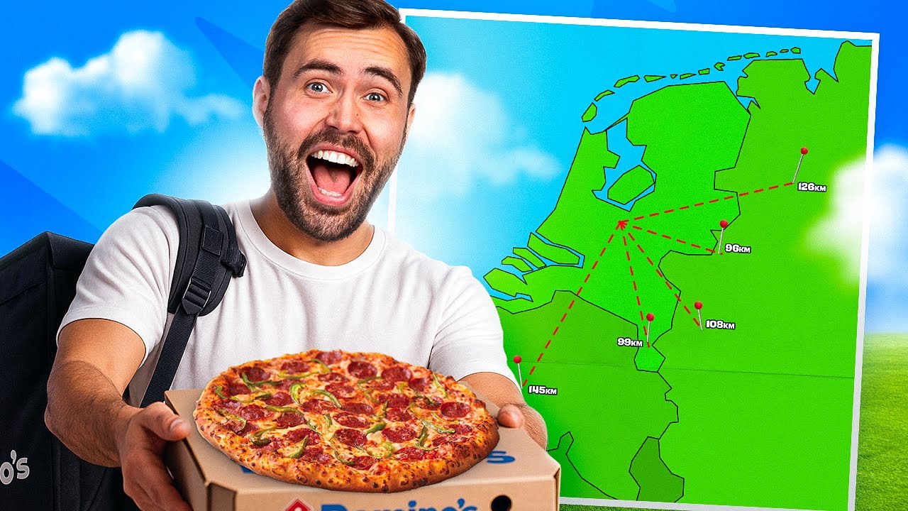 BANKZITTERS BEZORGEN ZO VER MOGELIJK EEN PIZZA IN 1 DAG