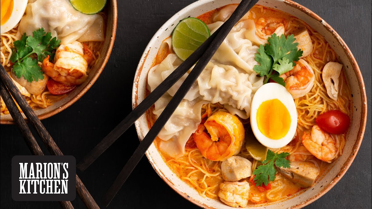 Thai Tom Yum Noodle Soup - Marion's Kitchen