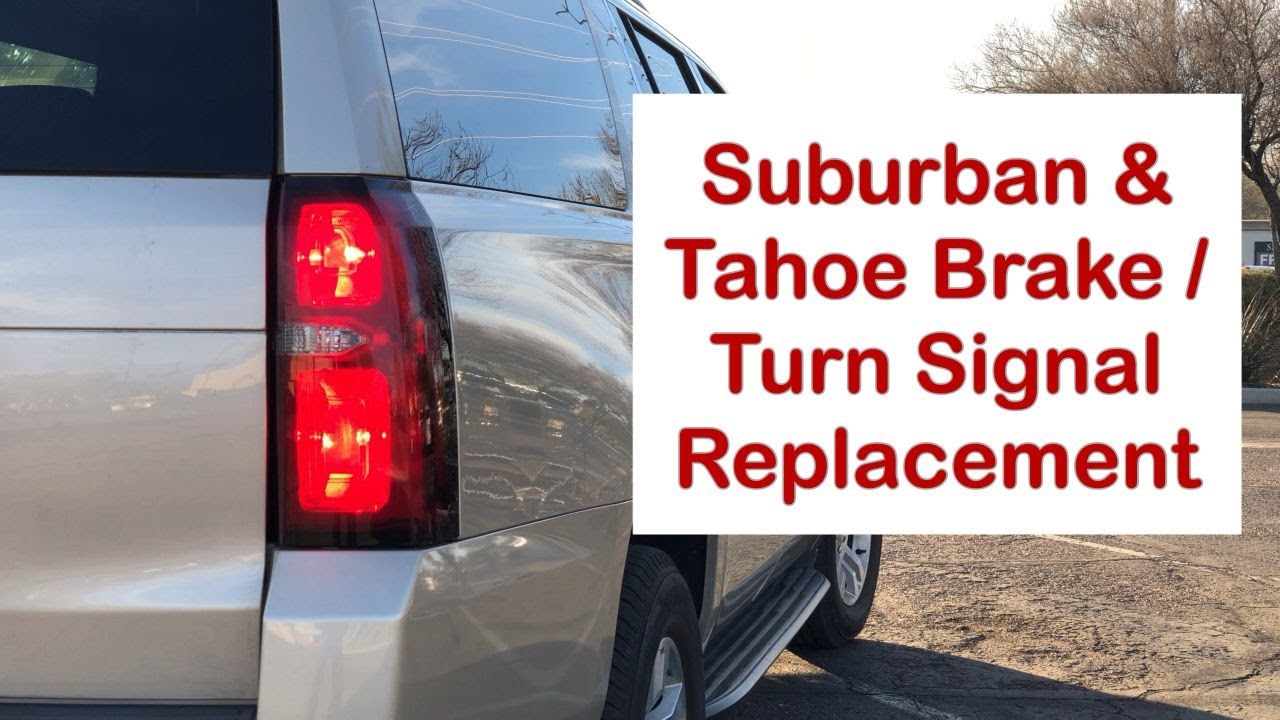 Замена стоп-сигналов и задних указателей поворота на светодиоды для Suburban и Tahoe