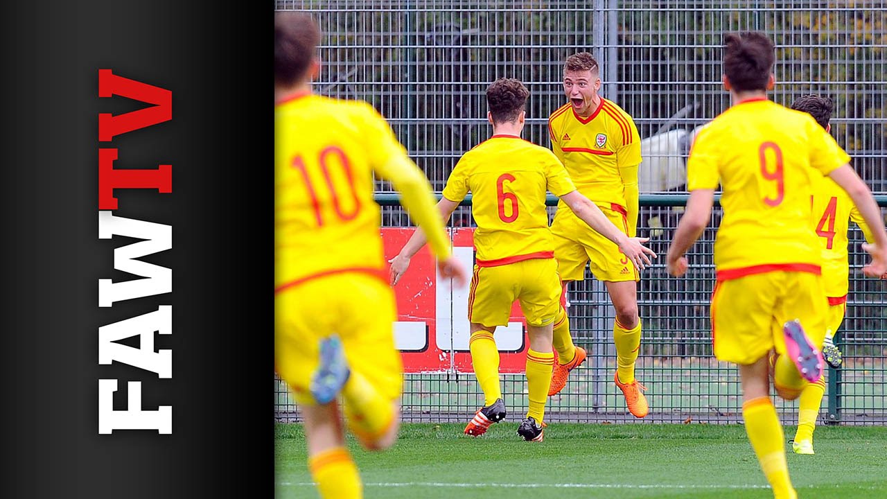 GOAL: Brandon Cooper Opening Goal, Wales U17 v Netherlands