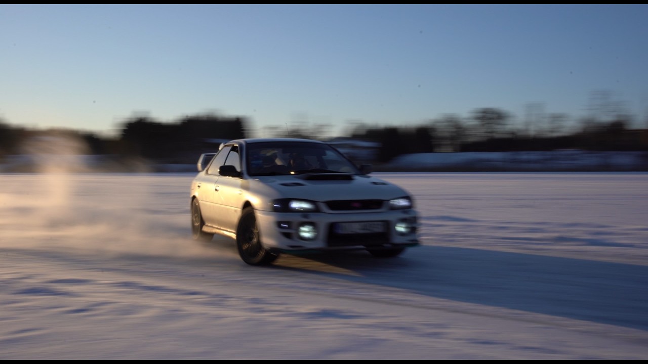 We went Drifting on a FROZEN LAKE?