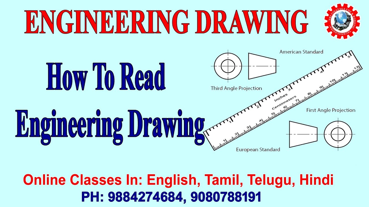 ENGINEERING DRAWING – INTORDUCTION TO ENGINEERING DRAWING – HOW TO READ ENGINEERING DRAWING