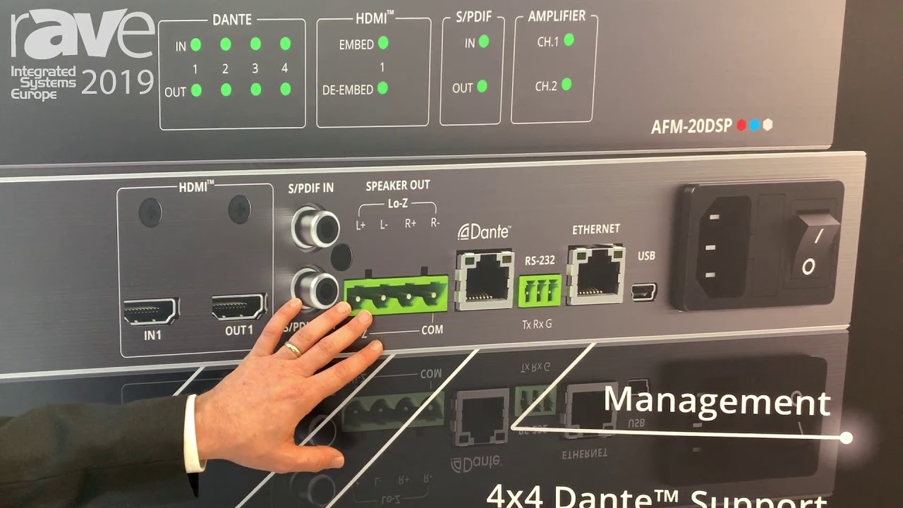 ISE 2019: Kramer Features Its AFM-20DSP Audio Mixer
