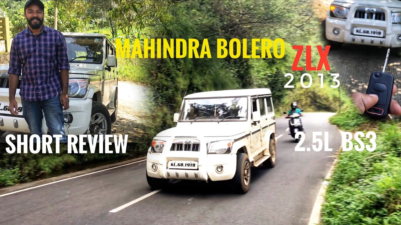 Mahindra bolero ZLX 2013 Short review//2.5L- BS4//#mahindra #bolero