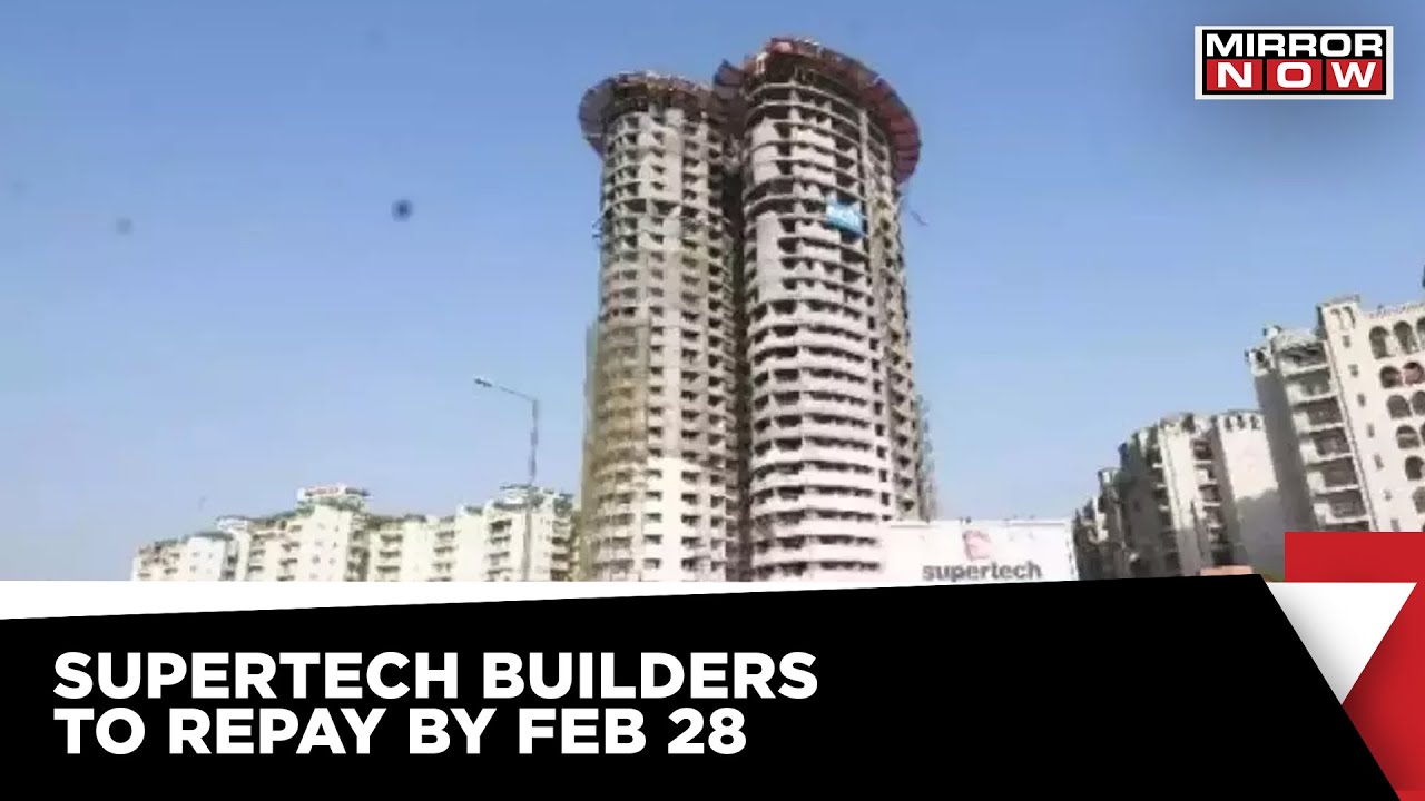 Supertech Builders Agrees To The Formula Devised By Amicus Curiae For Paying Back Home Buyers