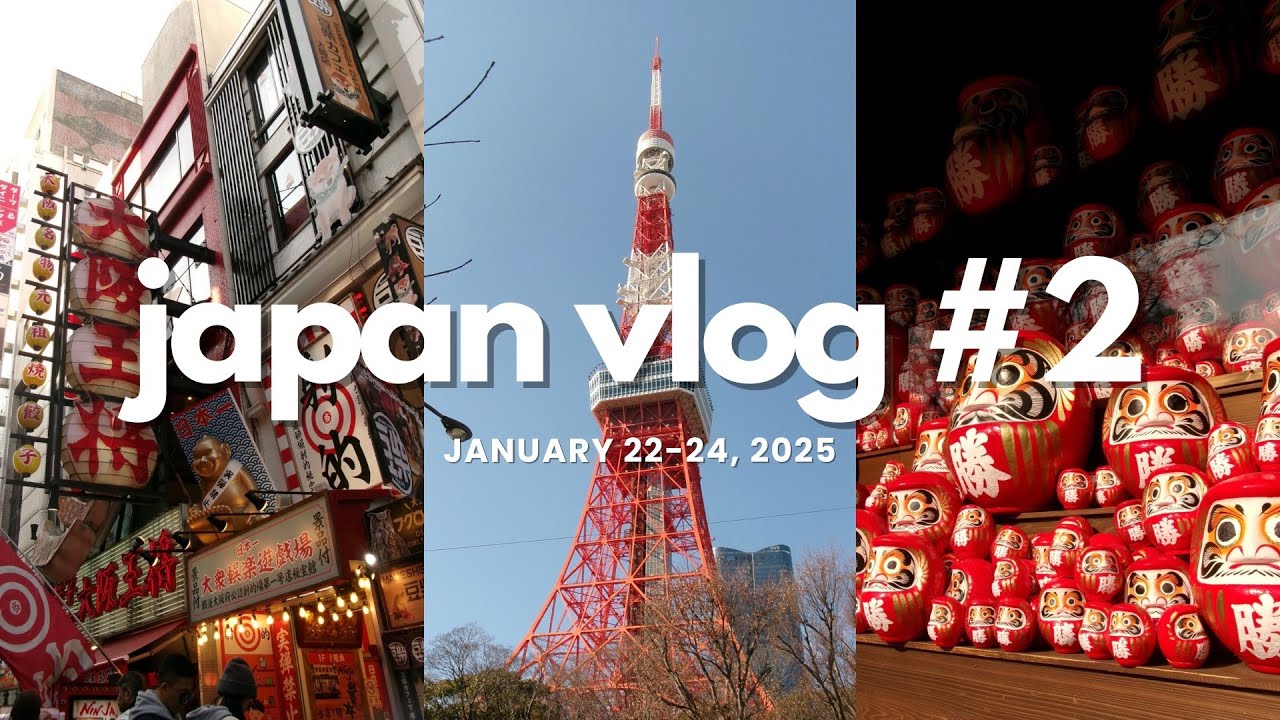 japan vlog #2 | exploring osaka