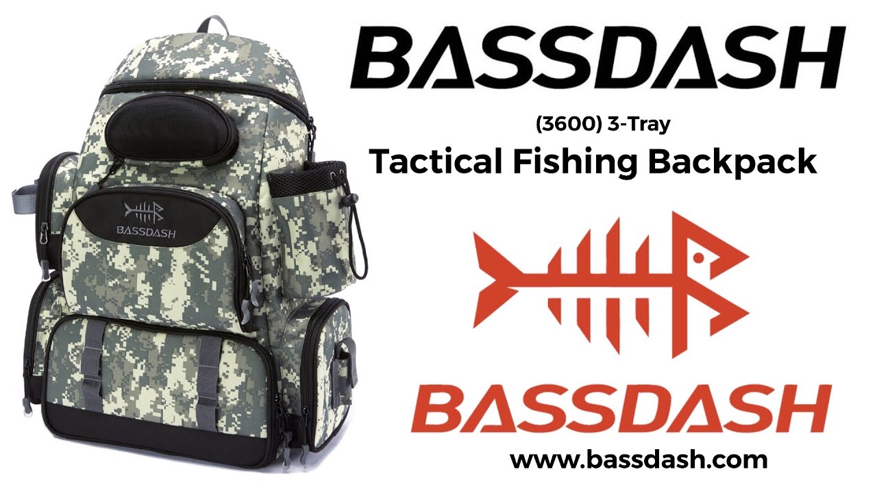 Bassdash Tactical Fishing Backpack - All In One Tackle Bag - Review