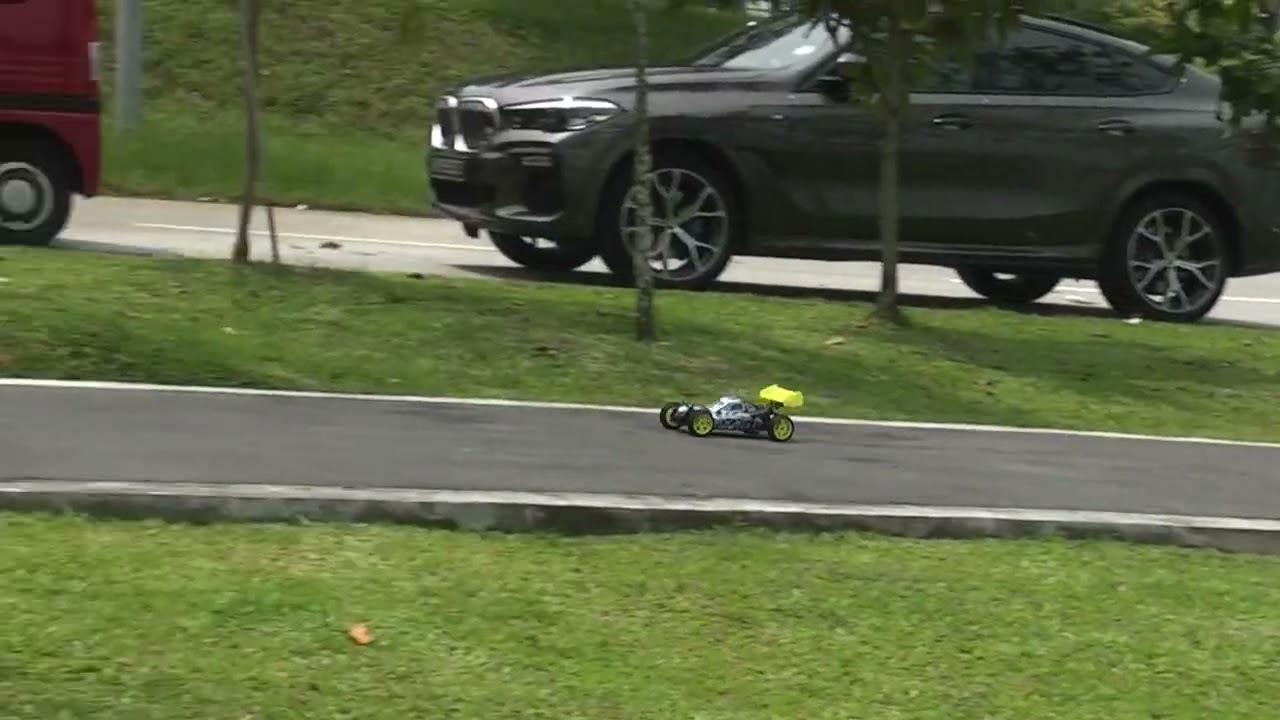 HSP 1:10 RC Nitro Buggy with electric starter