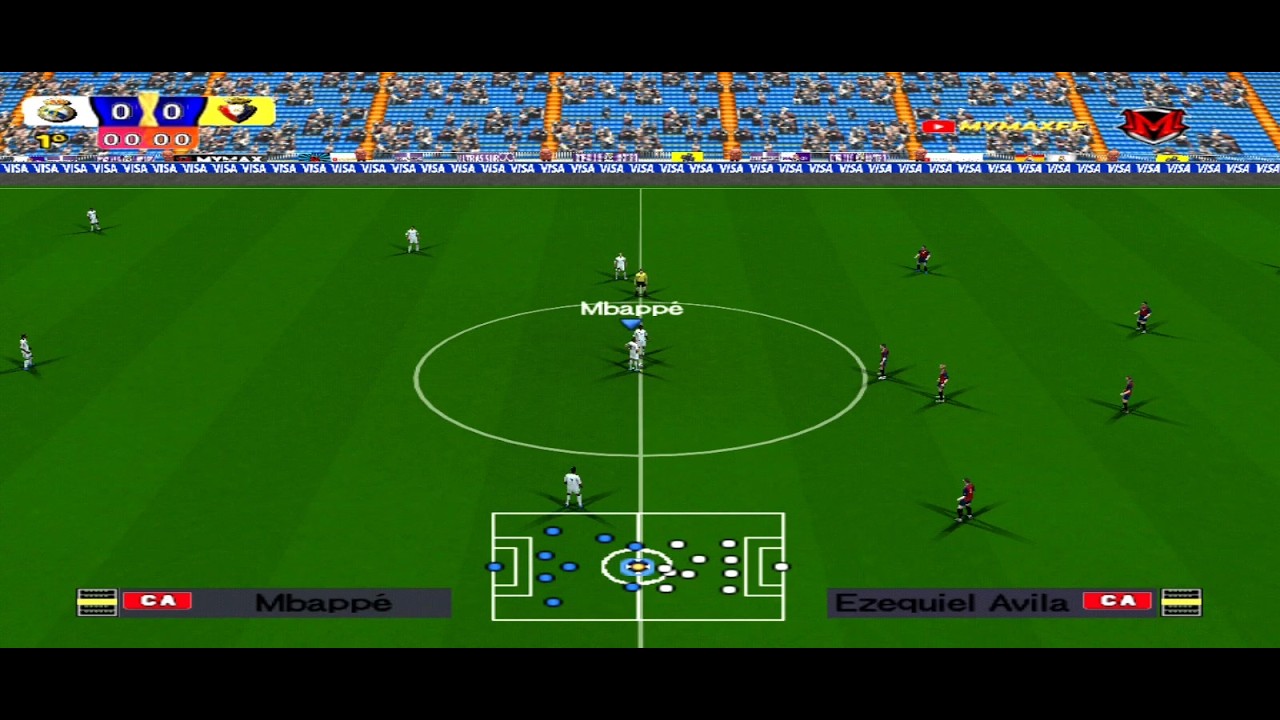 🔥Jogando A (LA LIGA) CAMPEONATO ESPANHOL JOGO 4 no BOMBA PATCH ATUALIZADO PS2
