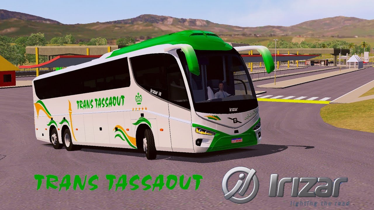 التجول بحافلة نقل تساوت في لعبة world bus driving simulator maroc