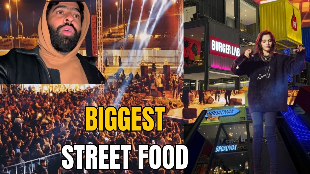 Food Street in City Housing Jhelum | Dancing Fountain | Food Vlog