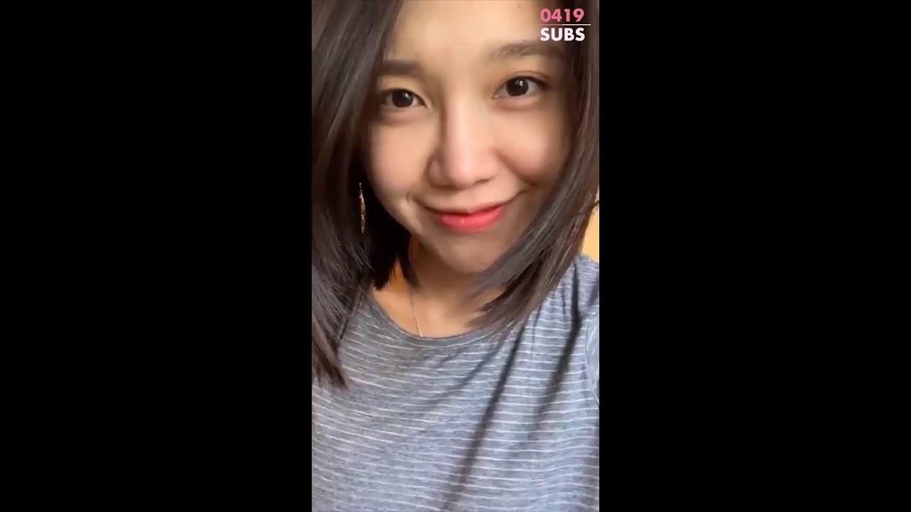 [0419SUBS] 190614 Eunji's Instagram Live