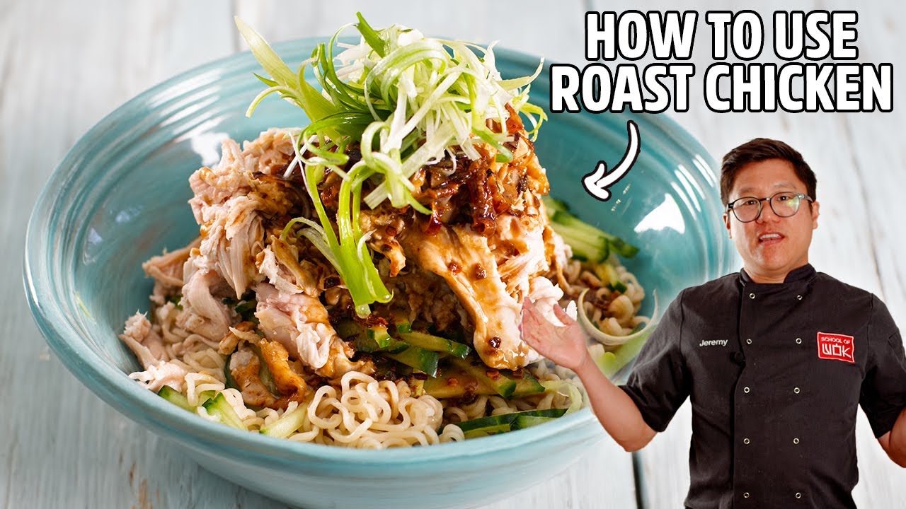 How a Chef Uses Leftover Rotisserie Chicken | Instant Noodle Upgrade