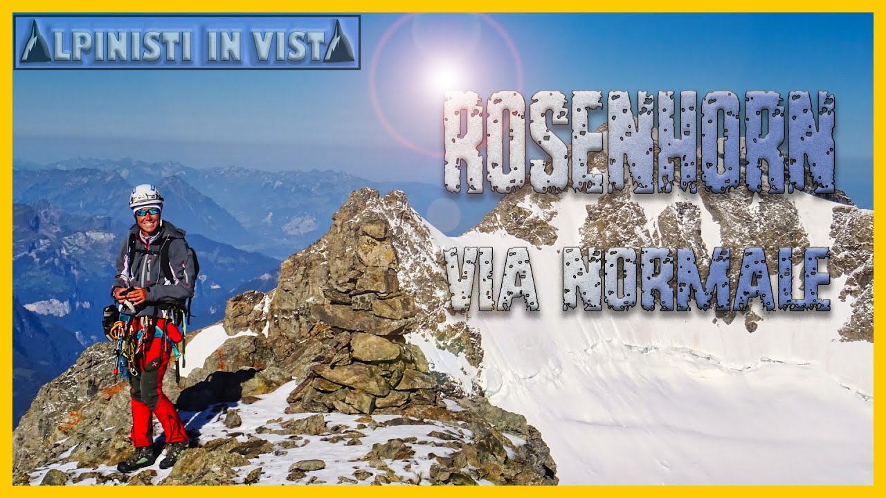 Rosenhorn 3689 m, Via Normale.