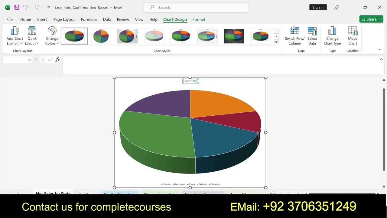 Excel_Introductory_Capstone1_Year_End_Report | Complete step by step solution| @Myitlabsolutions512